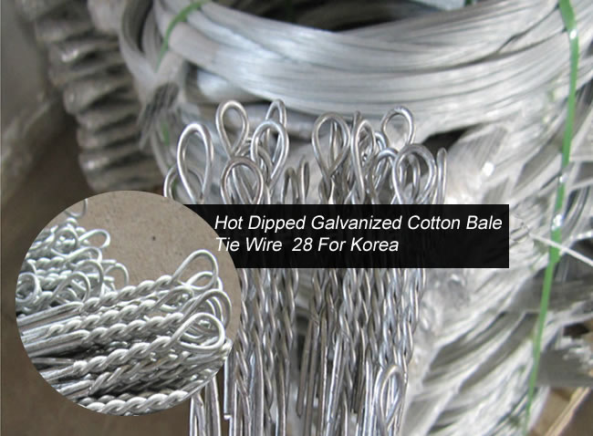 Cotton Bale Tie Exported For Korea Market