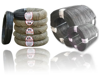 100lb Large Coils Annealed Wire Slightly Oiled and Tied with Wire